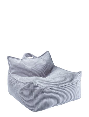 Wigiwama Beanbag Chair Corduroy - Blue - 80X 70X 50CM