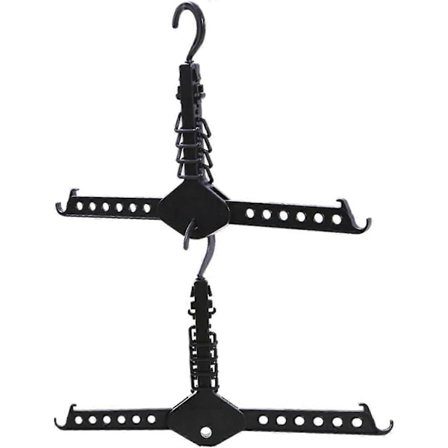 3 stk. Vaskebøjler Roterbare Bøjler Tøjstativ Robust Pladsbesparende Bøjler Skridsikre Opbevaringsbøjler_yux