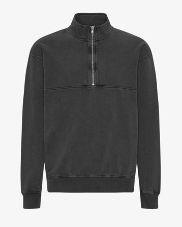 Organic Quarter Zip - Faded Black - Male - 2XL