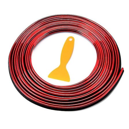 Ty 5m Linje Bil Interiør Dekor Punkt Kant Stripe Trim Dørpanel Forming Tilbehør