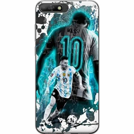 Huawei Y6 (2018) Genomskinligt Skal Messi