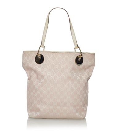 Gucci Vintage Pre-owned GG Canvas Eclipse Tote Tas , Roze , Dames , Maat: ONE Size Vintage Tassen