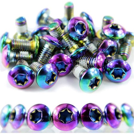 25 stk. Cykelskivebremse Rotorbolte M5 X 10mm Cykelrotorskruer T25 Cykelskiveskrue Til Landevejscykel Mountainbike
