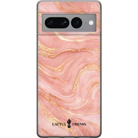 Yhteensopiva Puhelinkuori Google Google Pixel 7 Pro Cactus and Friends – RoseGoldFlow