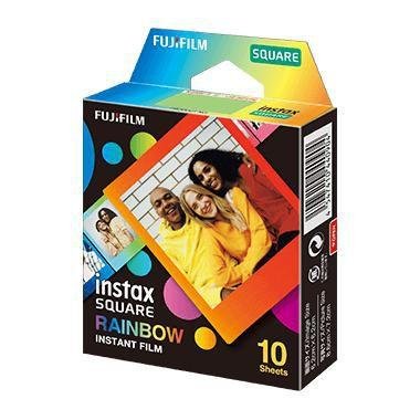 FUJI Instax Square Rainbow hurtigvirkende fargefilm - 10