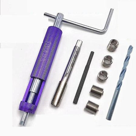 M3 Gevindreparationssæt med spiralgevindindsats til genopretning