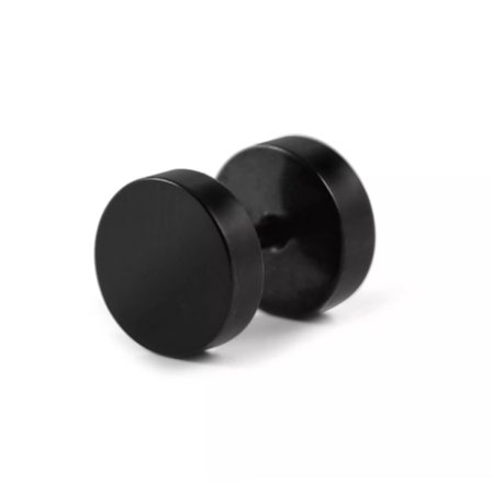 Fake Plug - Musta 10 mm / pari