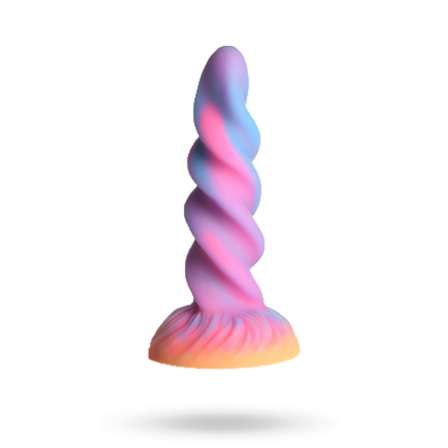 XR Brands: Moon Rider Glow In The Dark Unicorn Dildo 20,5 cm - Vuxen.dk: For hende