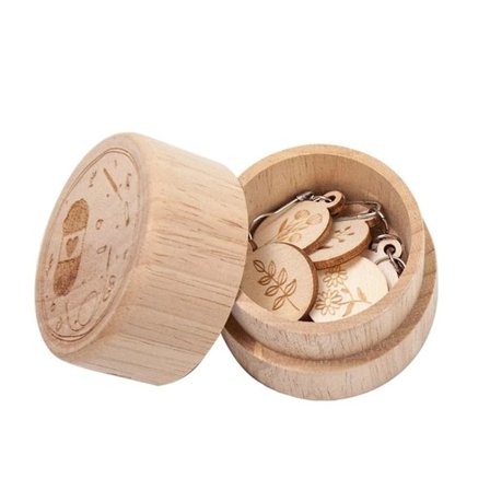 Lukitusommelmerkit Virkattu lukitusneulapidike 8 kpl/laatikko