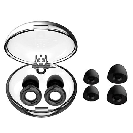 Støjdæmpende ørepropper med håndtag Black