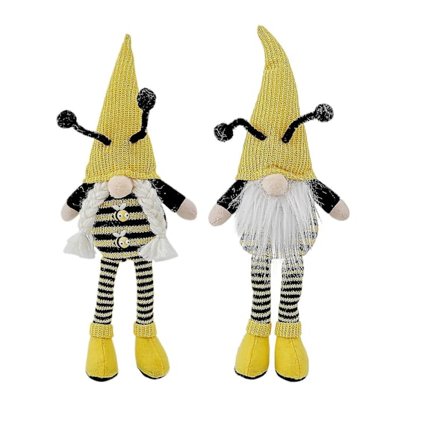 Humlebi Stribet Tomte Skandinavisk Tomte Nisse Svensk Honningbi Elf Hjem