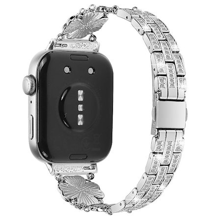 Armband för Huawei Watch Fit 3 Smartwatch, Metall med Strass - (FMY)