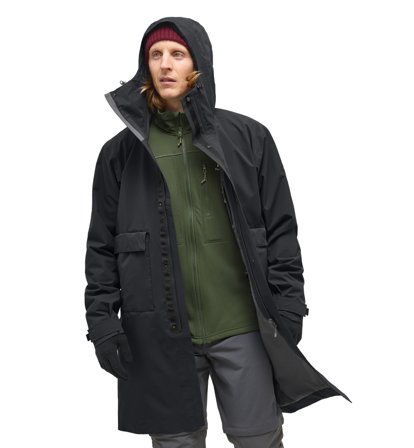 Haglöfs Mono Proof Parka Men True Black - Miehet - M