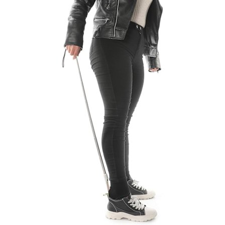 65 cm Extra Lång Utdragbar Skohorn - Justerbar Vit Mini Sh