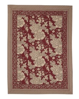 Keittiöpyyhe Sonia painetulla kuvioinnilla Punainen