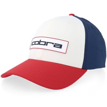 Cobra - Svart adjustable Keps - Tour Tech Cap Navy/Red Adjustable @ Hatstore