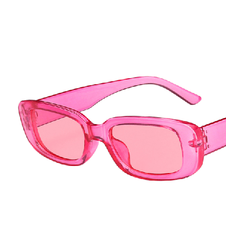 Små bågar solglasögon enkla fyrkantiga bågar solglasögon