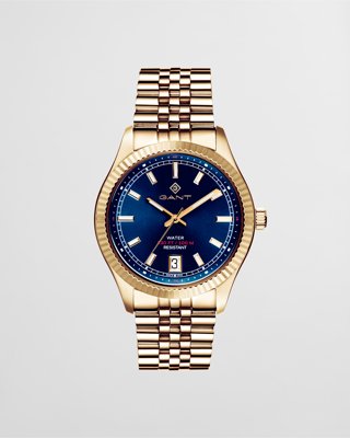 GANT - Sussex 43,5mm herreklokke bold blue