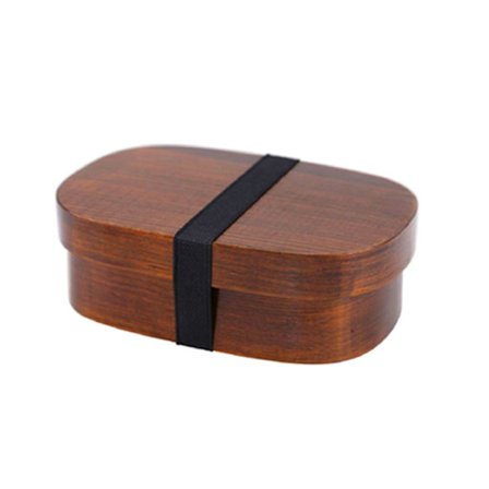 Naturlig trä Lunchlåda Bento Food Container Travel School