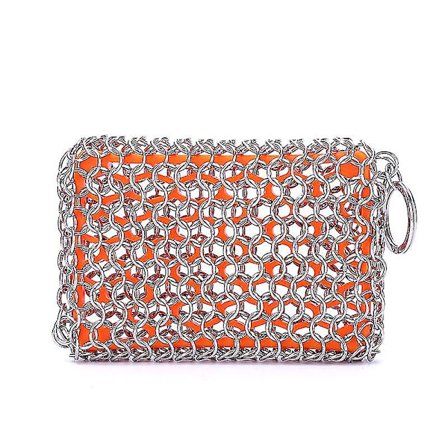 Valurauta Pyrex Ruostumattomasta Teräksestä Valmistettu Paistinpannu Ketjusuojuspesin Silikonisydämellä Premium 316 Ruostumaton Teräs Eliniän Kestolla