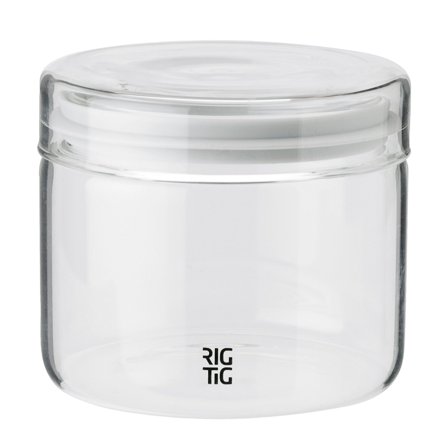 Rig-tig STORE-IT oppbevaringsglass, 0.5 liter, light grey' - 'Lysegrå