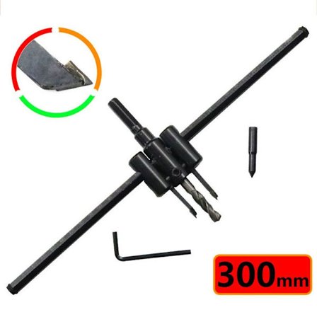 Pyöreä Reikäsaha Aukonavaaja 30-300MM