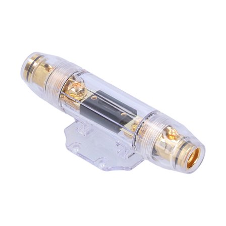 Sikringsholderblok Audio Strøm 100A AGU Ind Ud med Forgyldt i Linje til Bil Yacht