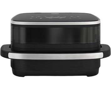 OBH Nordica Easy Fry XL Surface Air Fryer 1,0 kg Black - Kompakt airfryer med praktiskt fönster