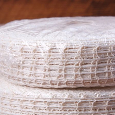 5 meter bomullsköttnät, skinknät, slaktarnät, korvnät, vitt 5m