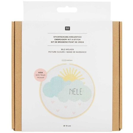 Moln födelsebroderi kit