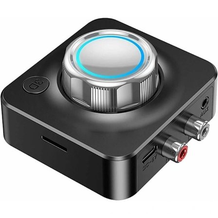 Bluetooth 5.0 Receiver with aptX-LL Low Latency, 3.5mm & RCA for Wireless Audio Streaming in Car