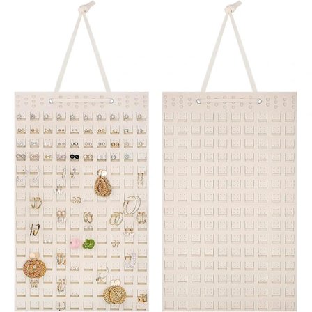 Örhängeshållare och smyckesorganisatör - Väggmonterat örhängesställ och display