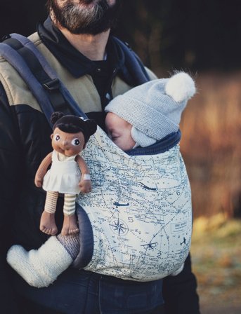 Rubens Barn R B Docka -Flora -Mini Ecobuds - Multi/patterned - 6X12X23CM