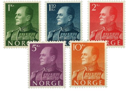 Norge 1959 - AFA 437/441 - Postfrisk