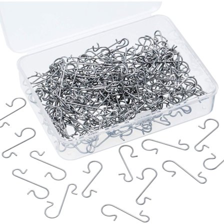 201 stk. julepyntkroge, ornamentophæng, julemetalkrog med opbevaringsboks til juletræspynt