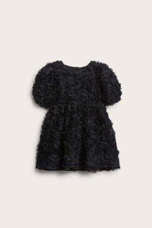 Kappahl | Kjole med puffermer | Svart