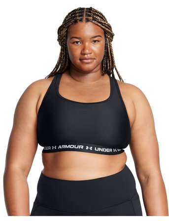 Under Armour Crossback Mid Bra& - Black - 1 x
