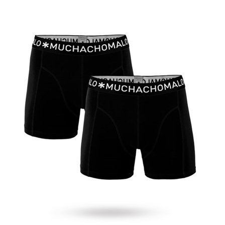 Muchachomalo: Basic Black - 2-pack Boxershorts - Vuxen: Sexy klær til ham