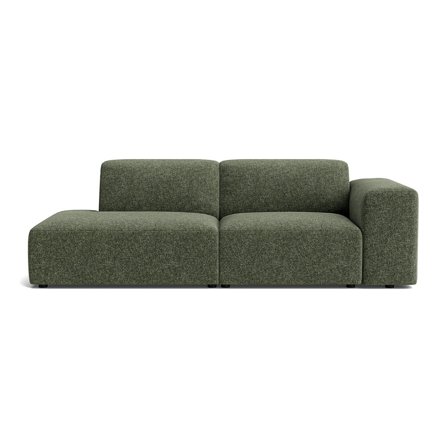 Soma Lounge-Sofa, links | Open end in Genesis Grün, modernes Design, bequeme Polsterung, hochwertige Verarbeitung, langlebiger Komfort, 75cm.