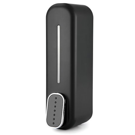 300 ml vægmonteret manuel sæbedispenser ABS shower gel beholder sort til hjemmet hotel