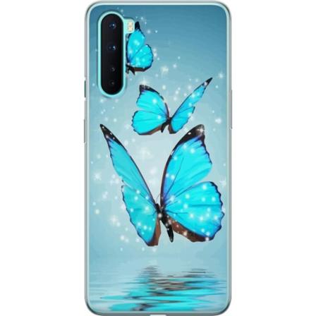 OnePlus Nord Gjennomsiktig deksel Glimrende Sommerfugler