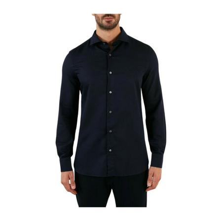 Emporio Armani, Shirts Zwart, Heren, Maat:L