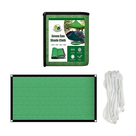 Grøn Solskygge Net Landbrugs Solbeskyttelse Have Solskygge Net Farmgård Balkon Udendørs Solskygge (3*4m)