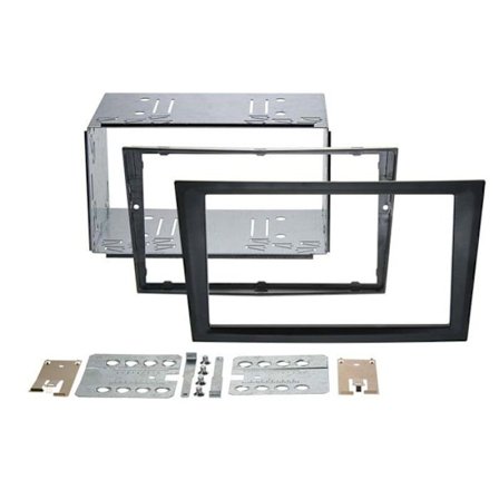 Soft touch frontadapter 2-DIN Opel Combo / Corsa / Meriva kol