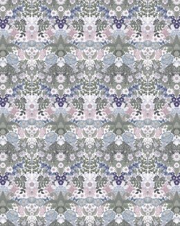 Kangas Perhoskukka Myydään metreittäin Turkoosi