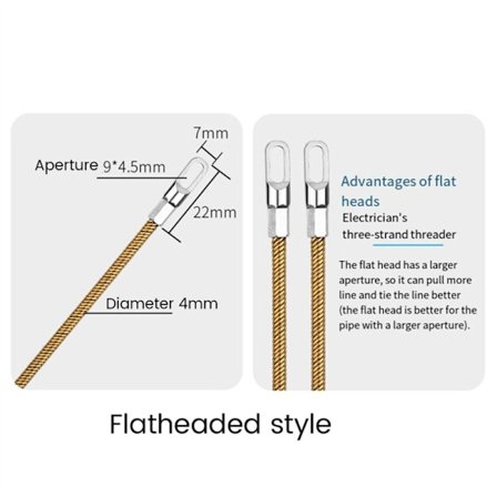 10M Universal Wire Lead Trådning Værktøj Elektrisk Kabel Kører Trækker Elektriker Trådning Værktøj