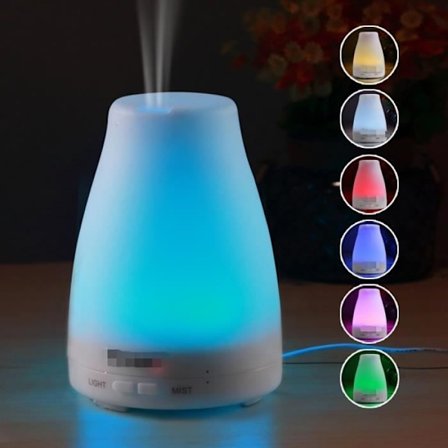 Mc Eterisk Oljediffuser Ultraljuds Luftfuktare Doftspridare