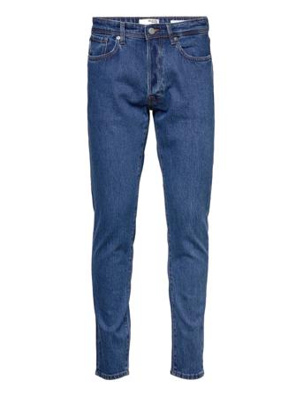 Slhslimtapered-Toby 24304 Mb Jns W Slim Jeans Blå Selected Homme