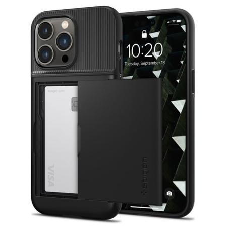 Spigen Iphone 14 Pro Skal Slim Armor Cs - Svart