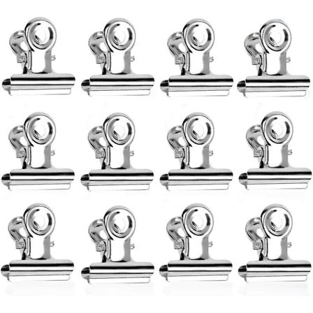 Bulldog Metallklemmer, 50 stk Metallhengsleklemmer, 22 mm binders, Metallklemmer